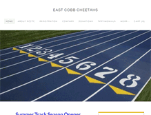 Tablet Screenshot of eastcobbcheetahs.org